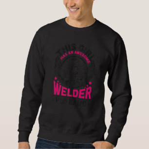 Sudadera Soldador Soldando Esposa Marido Esta Chica Tiene U