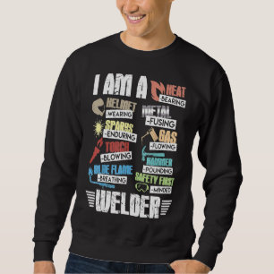 Sudadera Soldador Soy una camiseta de soldador regalo diver