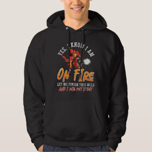 Sudadera Soldadora Estoy En Fuego Dejadme Terminar La Solda