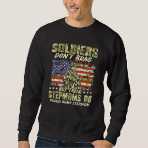 Sudadera Soldados no desafian a la orgullosa madre del ejér