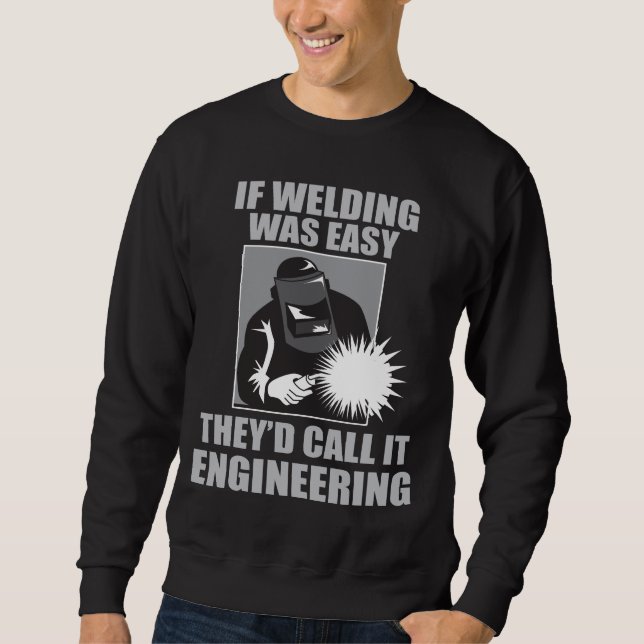 Sudadera Soldadura divertida del empleo del soldador (Anverso)
