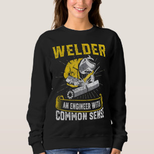 Sudadera Soldadura Ingeniero Con Soldadura De Sentido Común