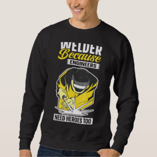 Sudadera Soldadura porque Ingenieros Soldador Occidental