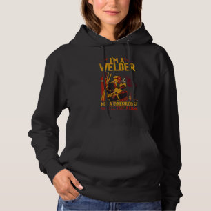 Sudadera Soldadura Soy soldador, no ginecólogo, pero lo int