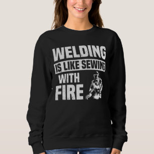 Sudadera Soldar es como masticar con hombres soldadores de 
