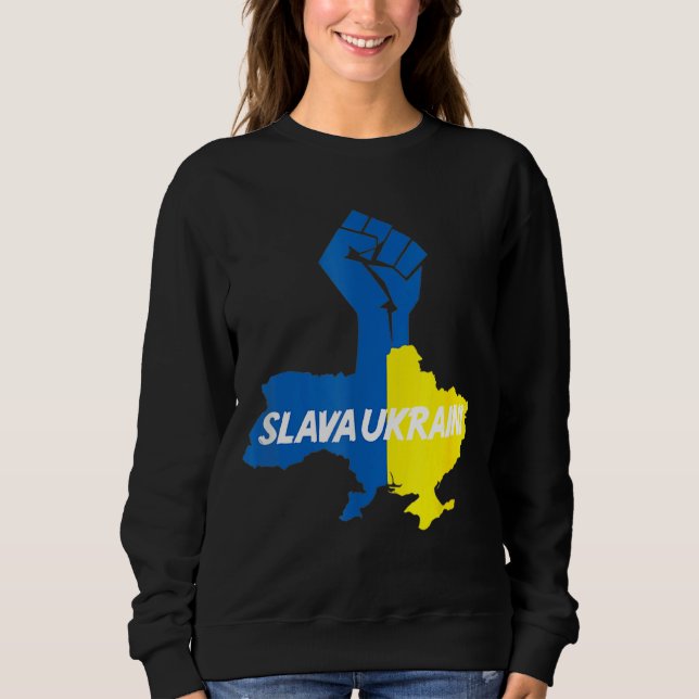 Sudadera Solidaridad con Ucrania en Eslava (Anverso)
