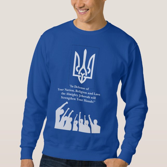 Sudadera Solidaridad de la guerra de Ucrania (Anverso)