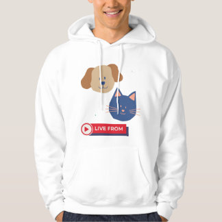 Sudadera Solo amistad perro con gato