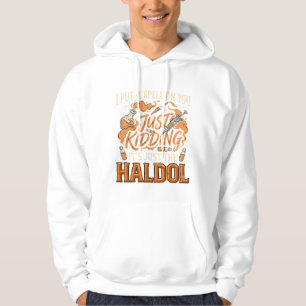 Sudadera Solo Bromeando Haldol Halloween Potion Botella Jer
