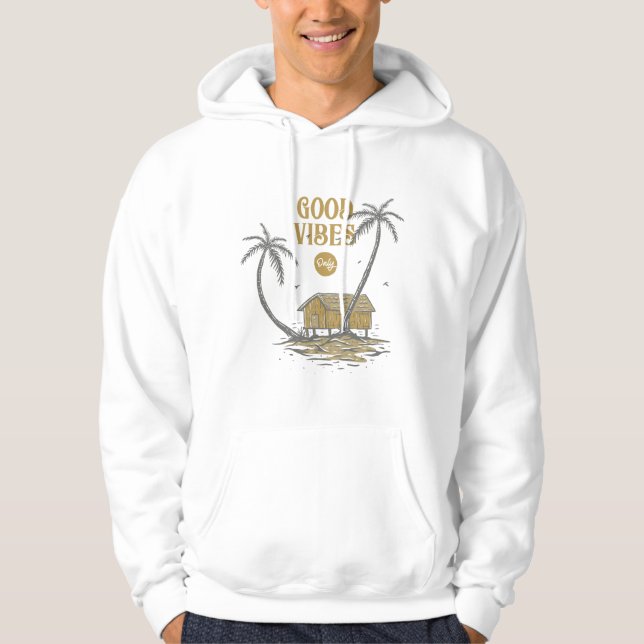 Sudadera Sólo buenas vibraciones (Anverso)