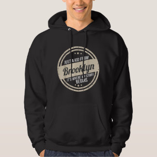 Sudadera Sólo chica de Nueva York en Carolina del Norte