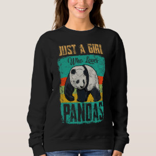 Sudadera Solo Chica que ama a Pandas