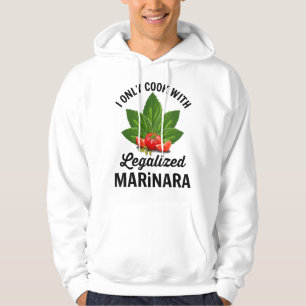 Sudadera Solo Cocino Con Salsa Marinara Italiana Legalizada