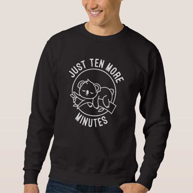 Sudadera Solo Diez Minutos Más (Anverso)