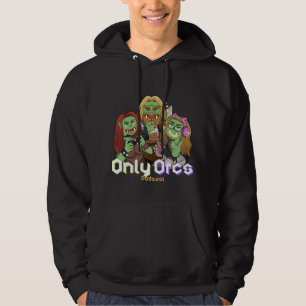 Sudadera Solo el capucha de los hombres de podcast Orcs - n
