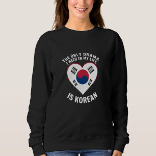 Sudadera Solo El Drama Que Necesito Es El Gráfico K-Pop K-D