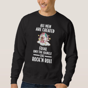 Sudadera sólo el más alto como rock'n'roll rock-n-roll rock