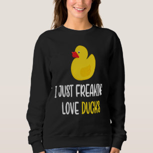 Sudadera Solo estoy alardeando los patos de amor con los ho