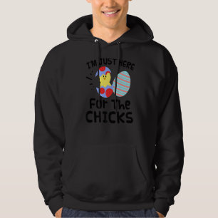 Sudadera Solo estoy aquí para los chicles de Pascua.