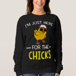 Sudadera Solo estoy aquí para los chicos de chicles de Pasc