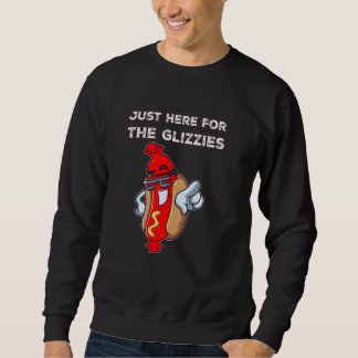 Sudadera Sólo estoy aquí para los glizzies el gracioso 4 de