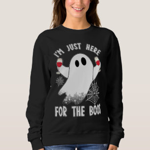 Sudadera Solo estoy aquí por el disfraz de Halloween de Boo