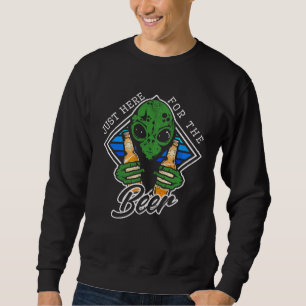 Sudadera Solo Estoy Aquí Por La Invasión De Aliens De Cerve