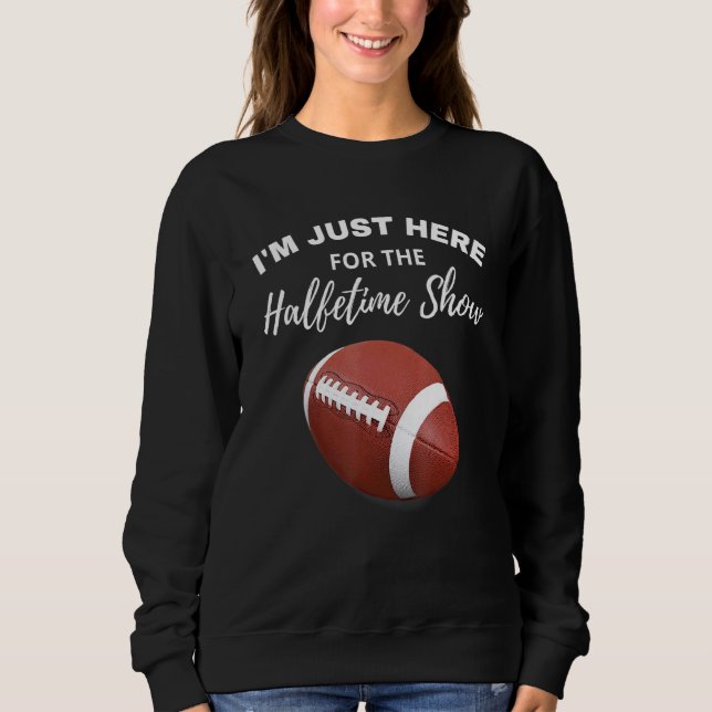 Sudadera Sólo estoy aquí por la mitad de tiempo show food S (Anverso)