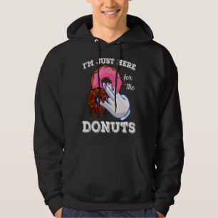 Sudadera Sólo estoy aquí por los donuts de cachorro de los