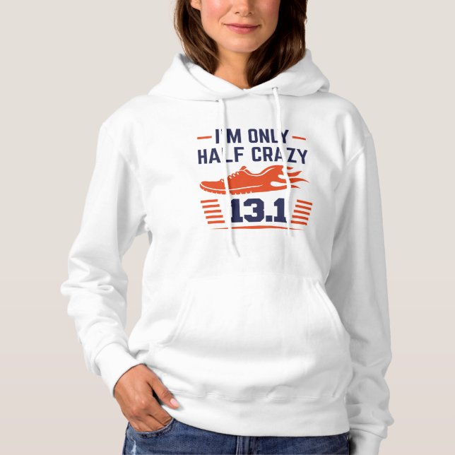 Sudadera Solo estoy medio loco (Anverso)