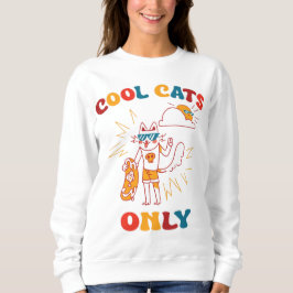 Sudadera Solo gatos de Guay