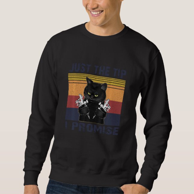 Sudadera Sólo la punta que prometo decir tatuaje (Anverso)