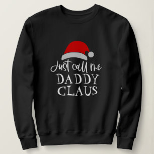 Sudadera Sólo Llámame Papi Claus Navidades personalizados
