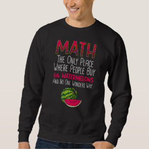 Sudadera Sólo lugar matemático donde la gente compra 66 Mam