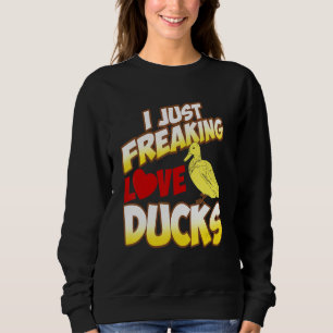 Sudadera Sólo me estoy helando los patos de amor por un mar