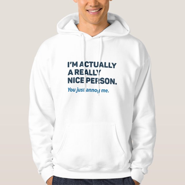 Sudadera Sólo me fastidia (Anverso)