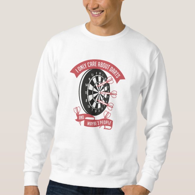 Sudadera Solo Me Importan Los Dardos (Anverso)