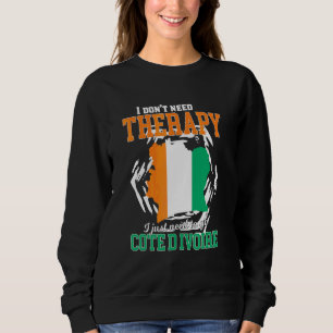 Sudadera Sólo Necesito Ir A Costa De Marfil