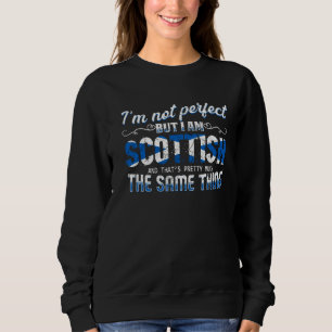 Sudadera Sólo necesito ir a Escocia Bandera de Escocia