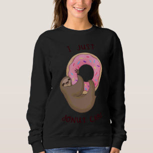 Sudadera Sólo no me importa Sloth