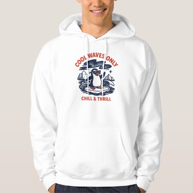 Sudadera Solo olas geniales (Anverso)