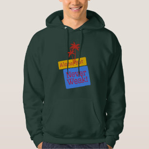 Sudadera Solo, pero nunca débil: Árbol fuerte Inspirador