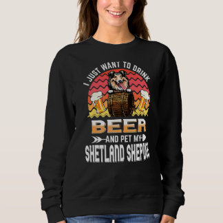 Sudadera Solo Quiero Beber A La Mascota De Cervezas, Mi Tej