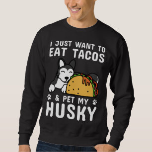 Sudadera Solo quiero comer tacos y Mascota Amarillo