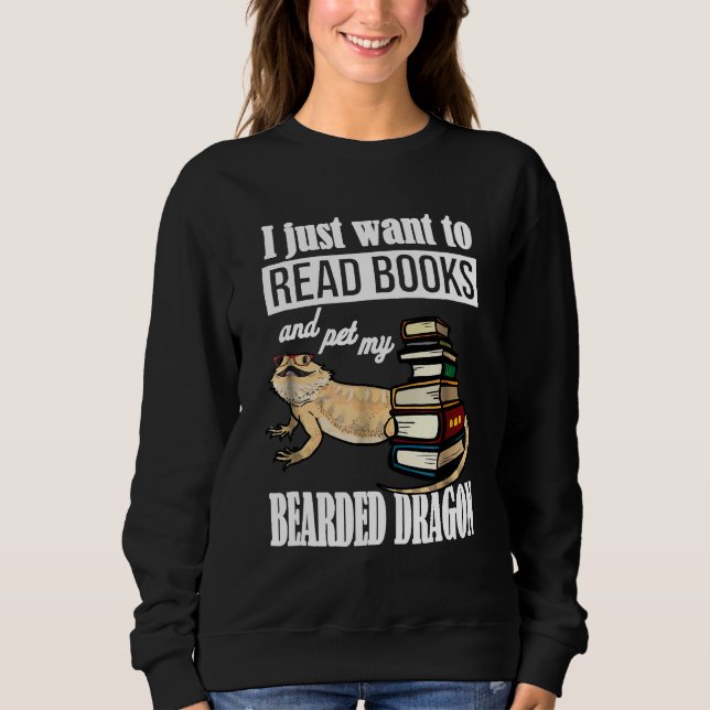 Sudadera Solo quiero leer libros (Anverso)