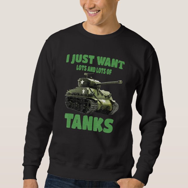 Sudadera Solo Quiero Mucho Chico De Tanques Sherman Estadou (Anverso)