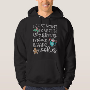 Sudadera Solo quiero ver navidades haciendo galletas