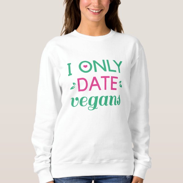 Sudadera Solo salgo con los Vegetales (Anverso)