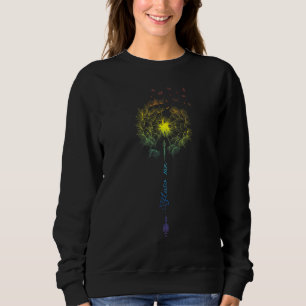 Sudadera Sólo soplo Dandelion Tattoo Arrows Breve la lluvia