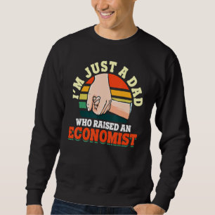 Sudadera Solo soy un papá que crió a un economista